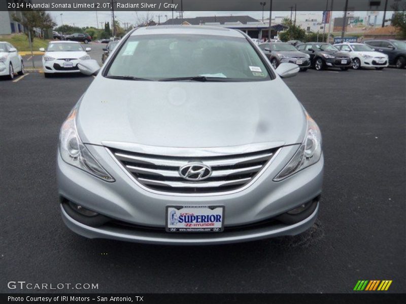 Radiant Silver / Gray 2014 Hyundai Sonata Limited 2.0T