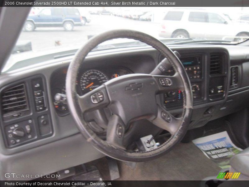 Silver Birch Metallic / Dark Charcoal 2006 Chevrolet Silverado 2500HD LT Extended Cab 4x4
