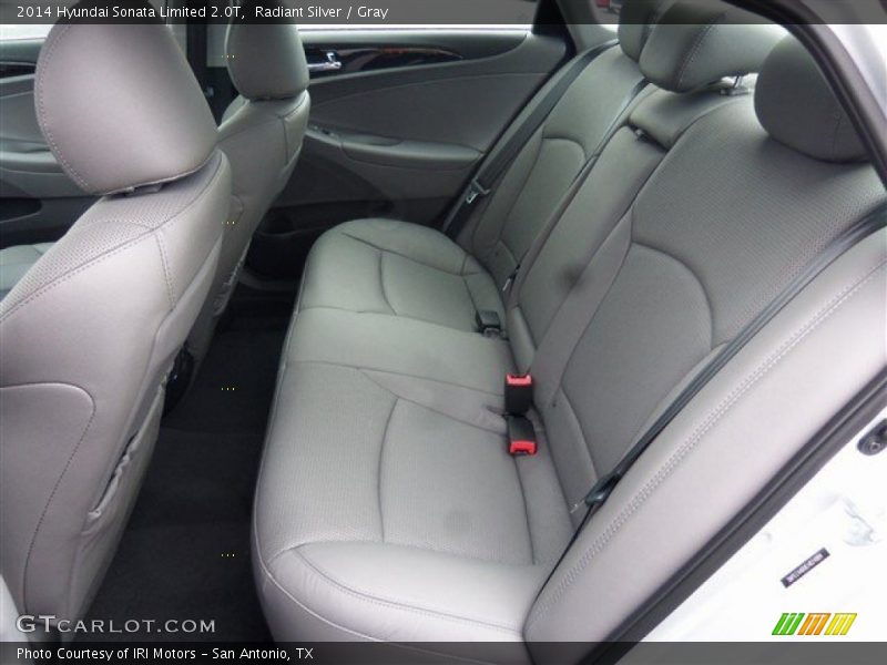 Rear Seat of 2014 Sonata Limited 2.0T