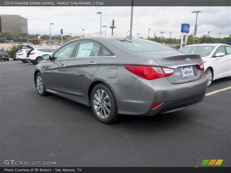 Harbor Gray Metallic / Gray 2014 Hyundai Sonata Limited