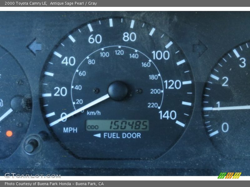 Antique Sage Pearl / Gray 2000 Toyota Camry LE