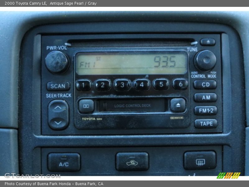 Antique Sage Pearl / Gray 2000 Toyota Camry LE