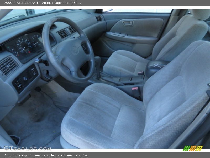 Antique Sage Pearl / Gray 2000 Toyota Camry LE