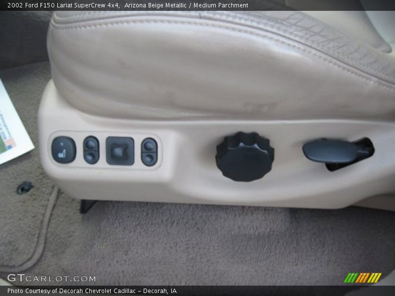 Arizona Beige Metallic / Medium Parchment 2002 Ford F150 Lariat SuperCrew 4x4