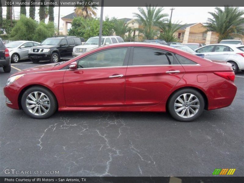 Venetian Red / Camel 2014 Hyundai Sonata Limited