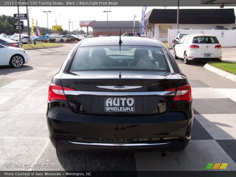 Black / Black/Light Frost Beige 2013 Chrysler 200 Touring Sedan