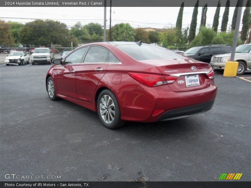 Venetian Red / Camel 2014 Hyundai Sonata Limited