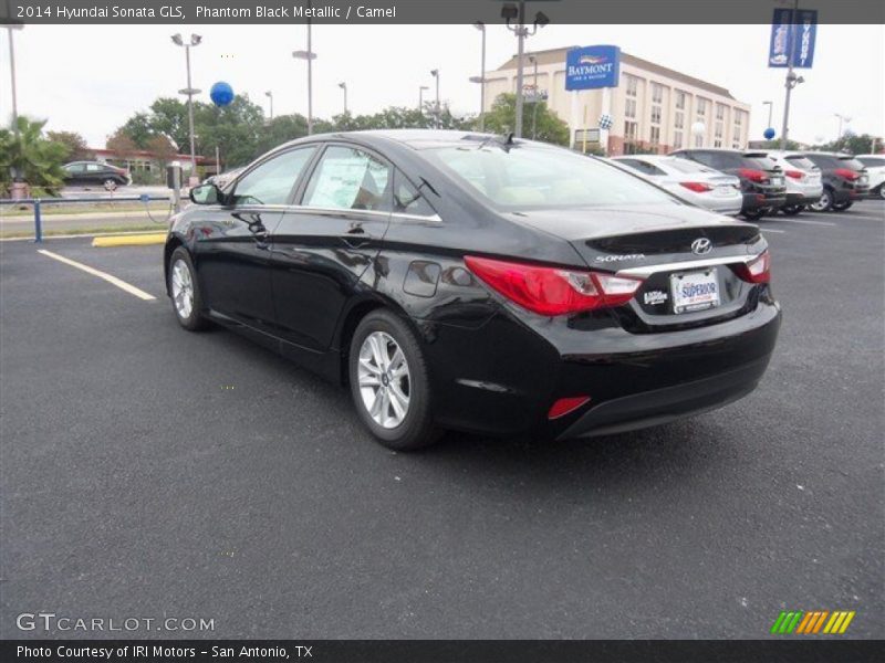 Phantom Black Metallic / Camel 2014 Hyundai Sonata GLS