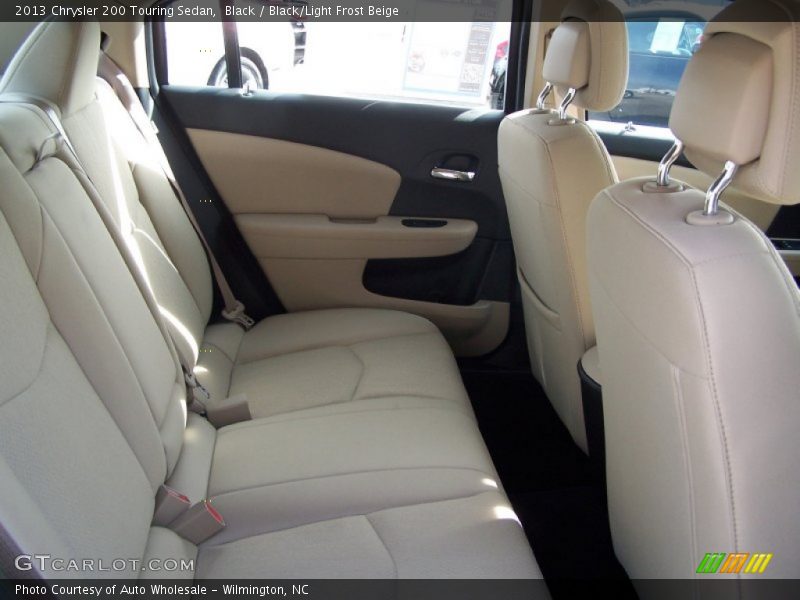 Black / Black/Light Frost Beige 2013 Chrysler 200 Touring Sedan