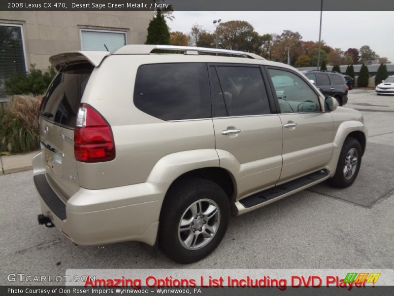 Desert Sage Green Metallic / Ivory 2008 Lexus GX 470