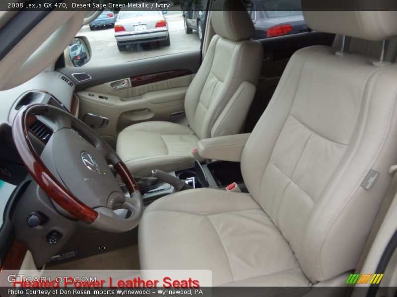 Desert Sage Green Metallic / Ivory 2008 Lexus GX 470