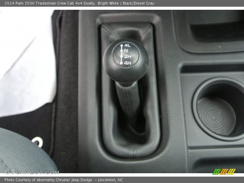 Bright White / Black/Diesel Gray 2014 Ram 3500 Tradesman Crew Cab 4x4 Dually