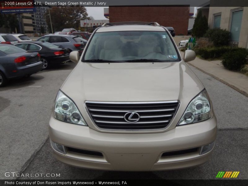 Desert Sage Green Metallic / Ivory 2008 Lexus GX 470