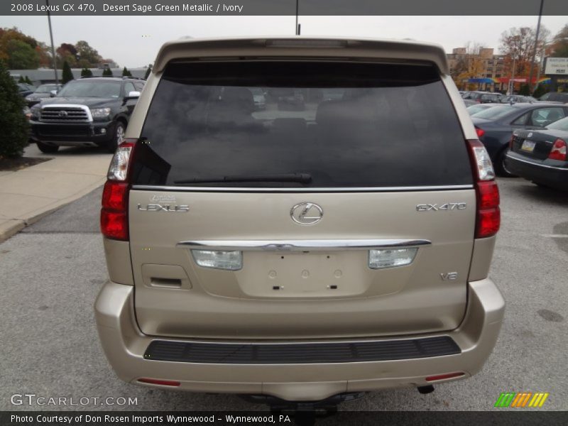 Desert Sage Green Metallic / Ivory 2008 Lexus GX 470