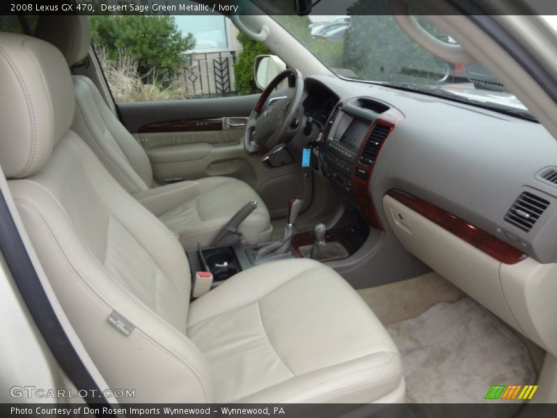 Desert Sage Green Metallic / Ivory 2008 Lexus GX 470