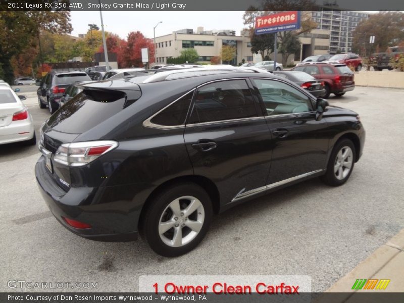 Smokey Granite Mica / Light Gray 2011 Lexus RX 350 AWD