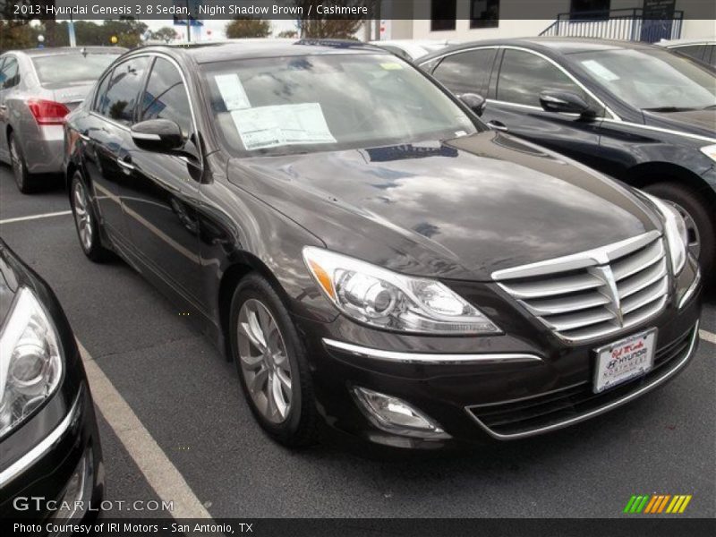 Night Shadow Brown / Cashmere 2013 Hyundai Genesis 3.8 Sedan