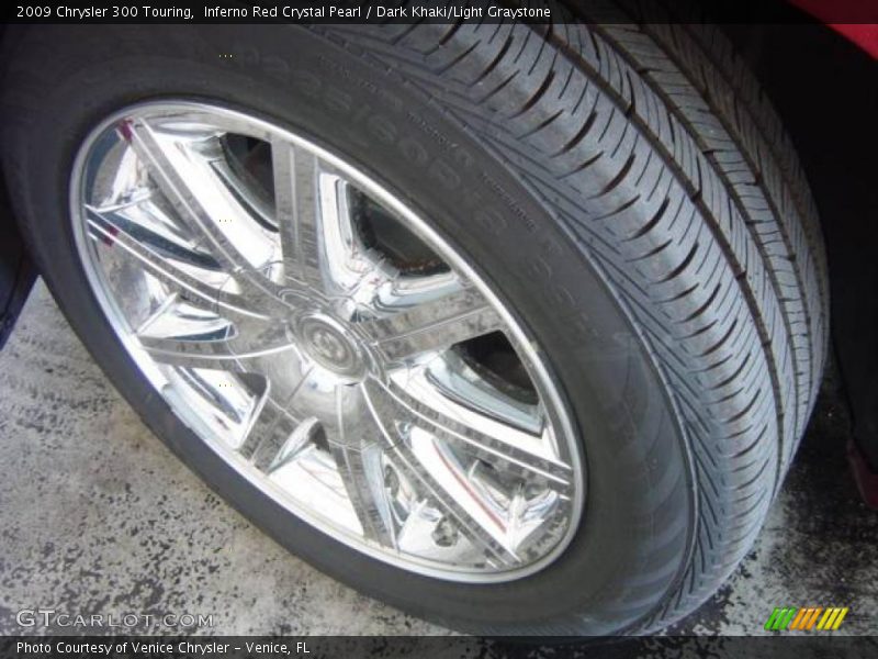 Inferno Red Crystal Pearl / Dark Khaki/Light Graystone 2009 Chrysler 300 Touring