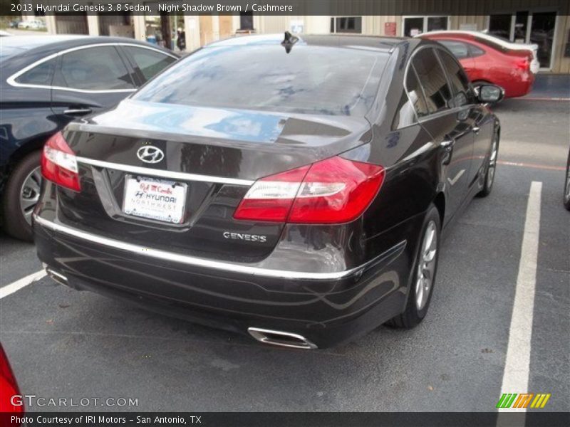 Night Shadow Brown / Cashmere 2013 Hyundai Genesis 3.8 Sedan