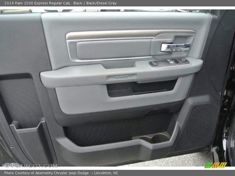 Black / Black/Diesel Gray 2014 Ram 1500 Express Regular Cab