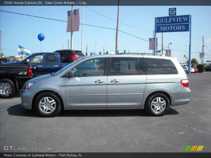 Slate Green Metallic / Gray 2006 Honda Odyssey EX