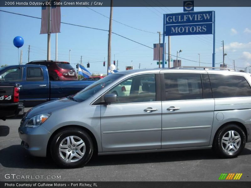 Slate Green Metallic / Gray 2006 Honda Odyssey EX