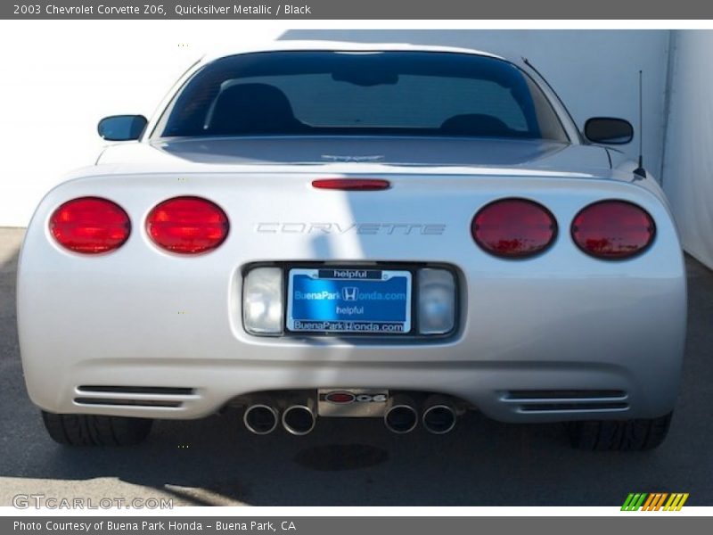 Quicksilver Metallic / Black 2003 Chevrolet Corvette Z06
