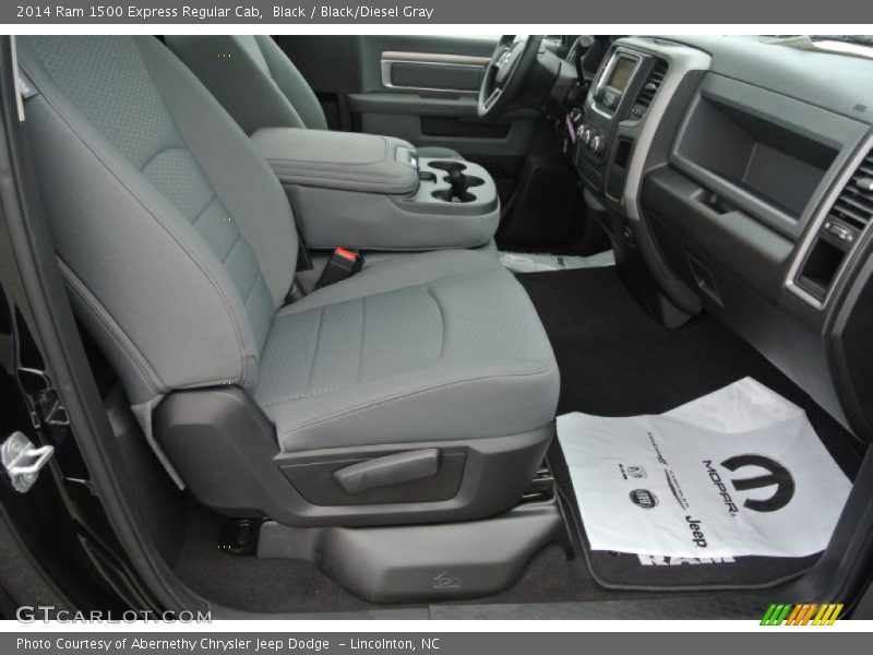 Black / Black/Diesel Gray 2014 Ram 1500 Express Regular Cab