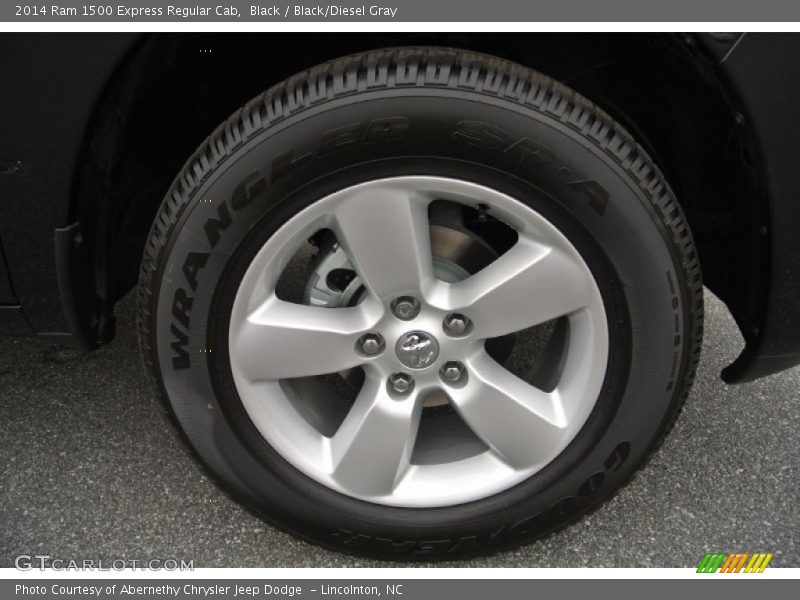 Black / Black/Diesel Gray 2014 Ram 1500 Express Regular Cab