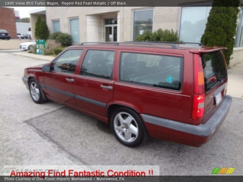 Regent Red Pearl Metallic / Off Black 1995 Volvo 850 Turbo Wagon