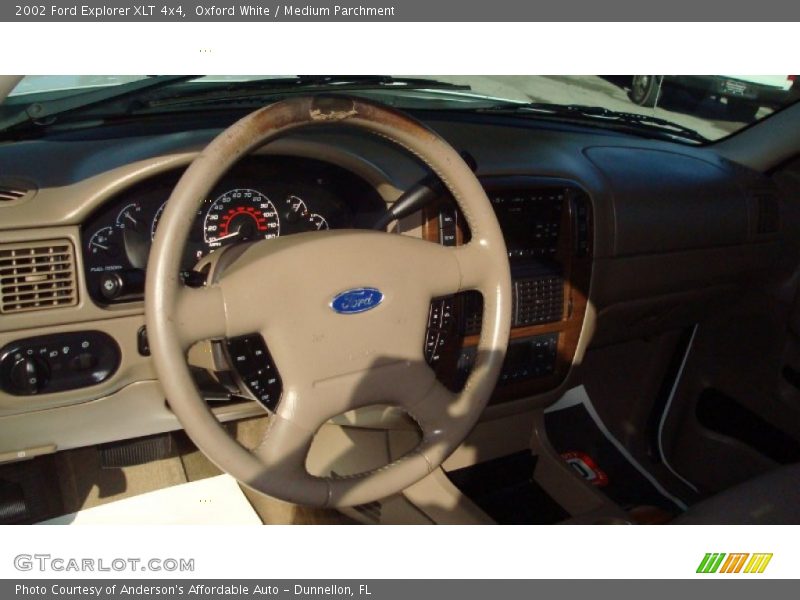 Oxford White / Medium Parchment 2002 Ford Explorer XLT 4x4