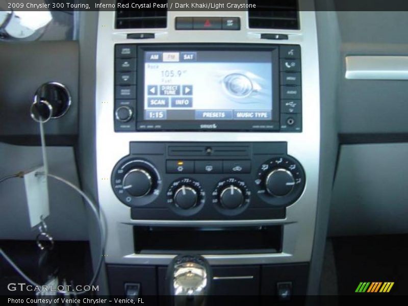 Inferno Red Crystal Pearl / Dark Khaki/Light Graystone 2009 Chrysler 300 Touring