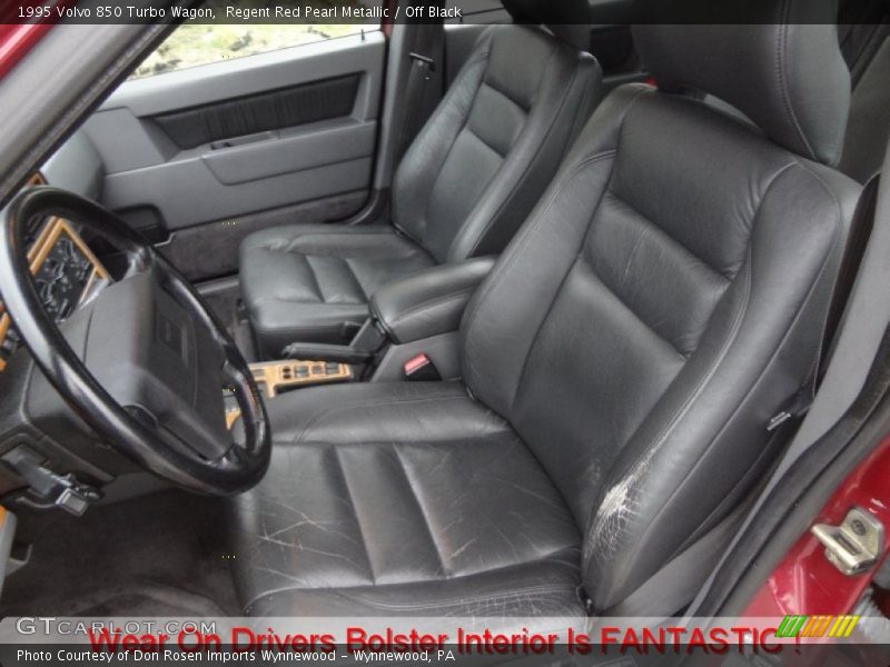 Regent Red Pearl Metallic / Off Black 1995 Volvo 850 Turbo Wagon