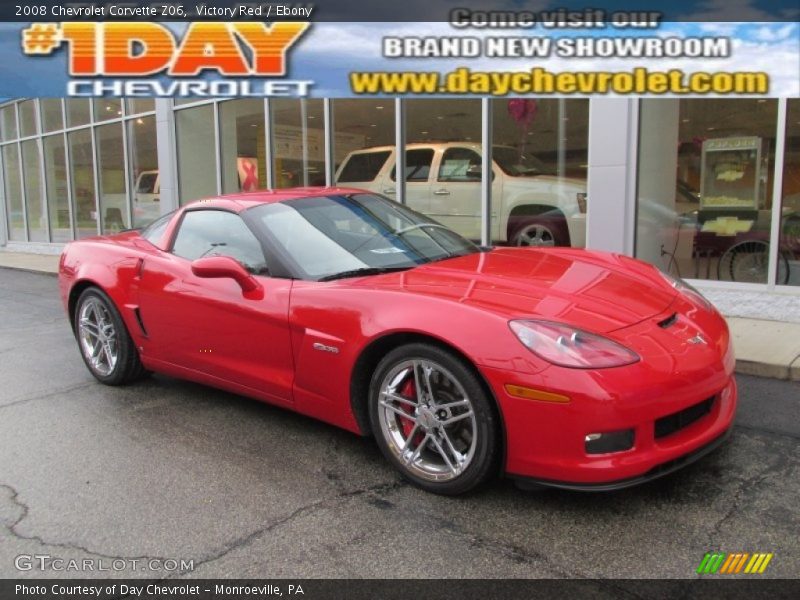 Victory Red / Ebony 2008 Chevrolet Corvette Z06