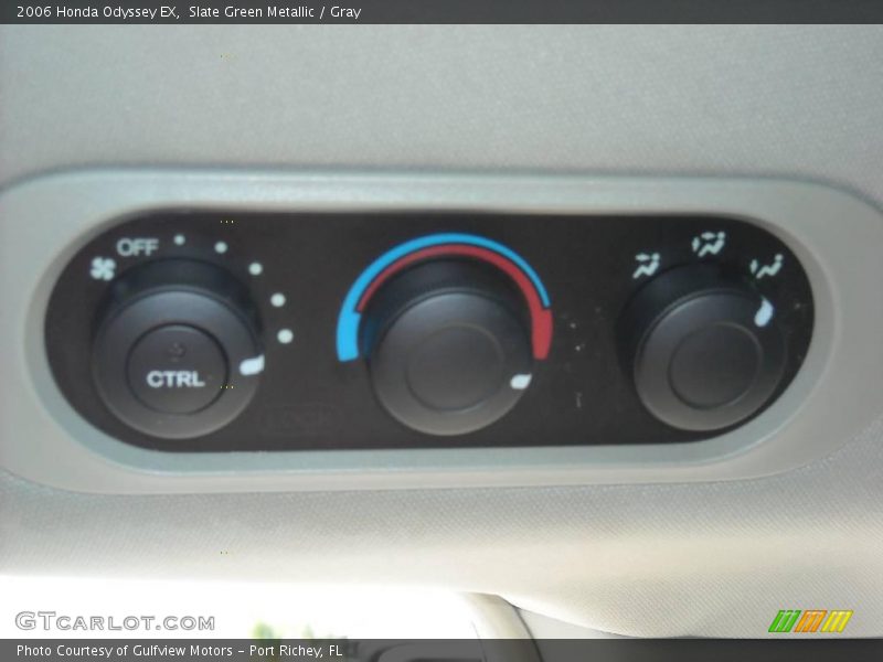 Slate Green Metallic / Gray 2006 Honda Odyssey EX
