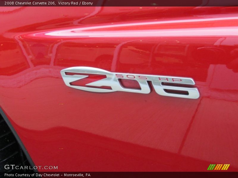 Victory Red / Ebony 2008 Chevrolet Corvette Z06