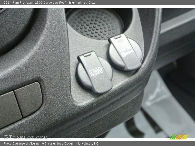 Bright White / Gray 2014 Ram ProMaster 1500 Cargo Low Roof