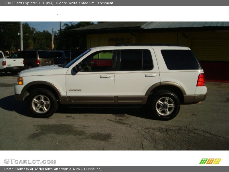 Oxford White / Medium Parchment 2002 Ford Explorer XLT 4x4