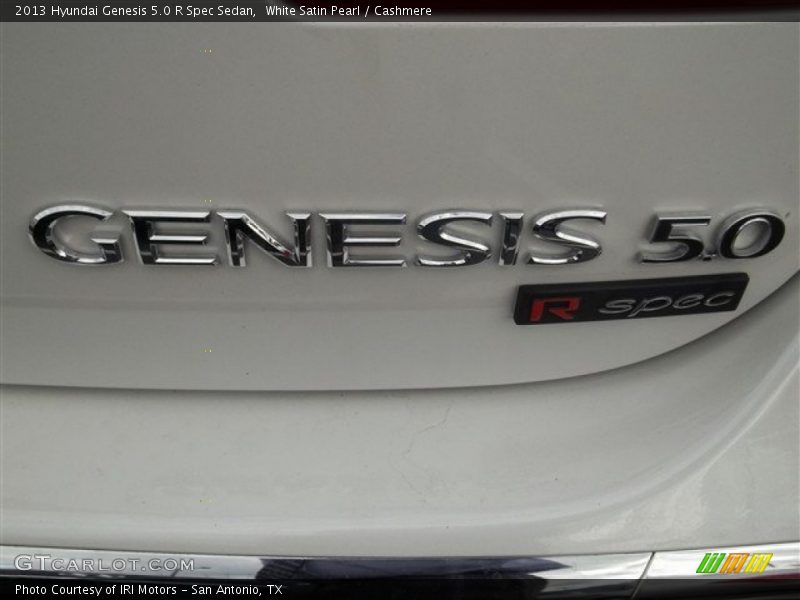 White Satin Pearl / Cashmere 2013 Hyundai Genesis 5.0 R Spec Sedan