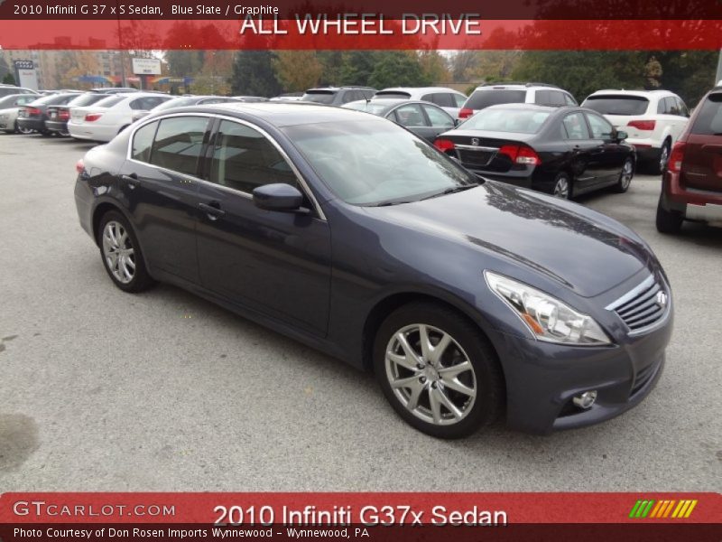 Blue Slate / Graphite 2010 Infiniti G 37 x S Sedan