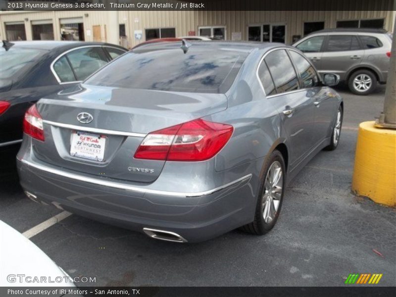 Titanium Gray Metallic / Jet Black 2013 Hyundai Genesis 3.8 Sedan