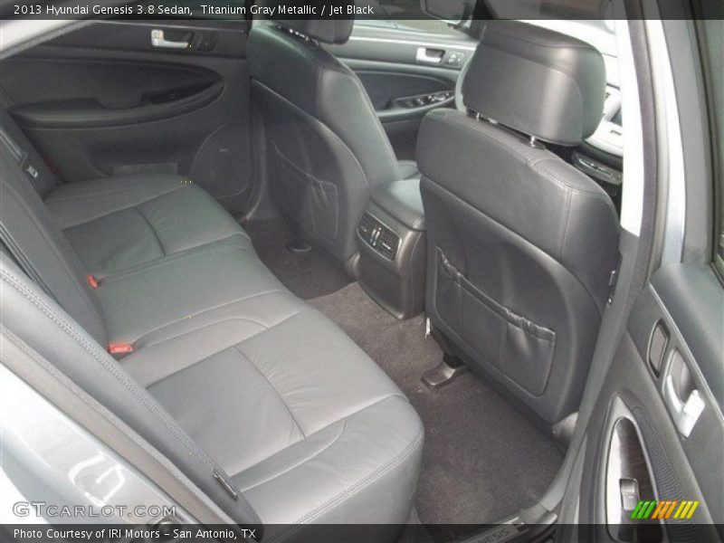 Titanium Gray Metallic / Jet Black 2013 Hyundai Genesis 3.8 Sedan