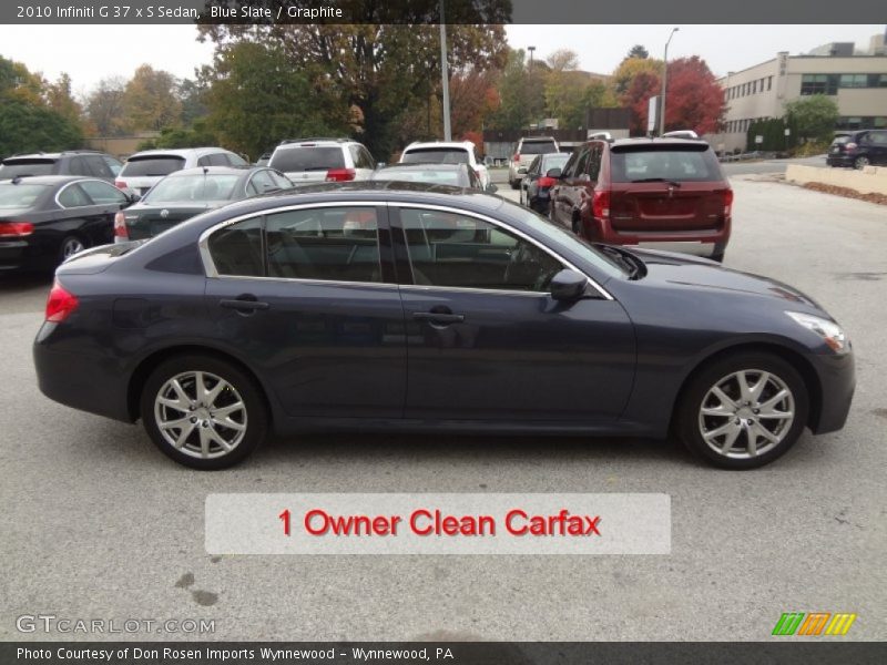 Blue Slate / Graphite 2010 Infiniti G 37 x S Sedan