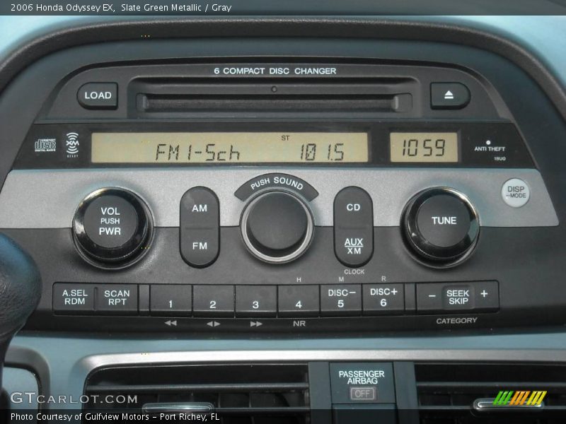 Slate Green Metallic / Gray 2006 Honda Odyssey EX