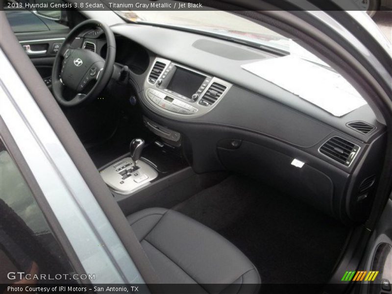 Titanium Gray Metallic / Jet Black 2013 Hyundai Genesis 3.8 Sedan