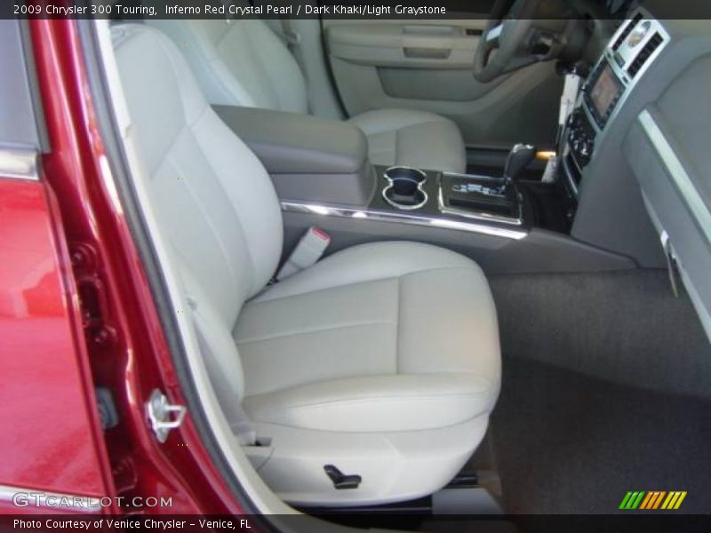 Inferno Red Crystal Pearl / Dark Khaki/Light Graystone 2009 Chrysler 300 Touring