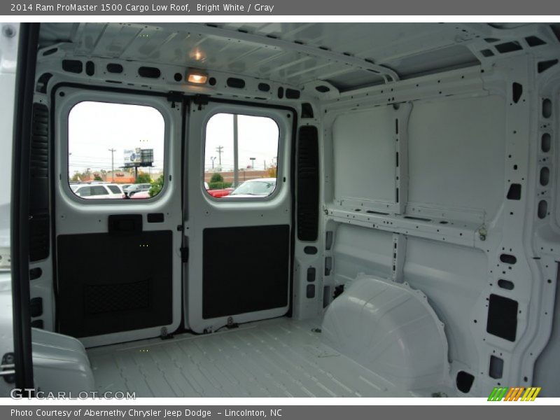 Bright White / Gray 2014 Ram ProMaster 1500 Cargo Low Roof