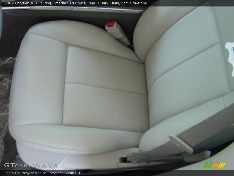 Inferno Red Crystal Pearl / Dark Khaki/Light Graystone 2009 Chrysler 300 Touring