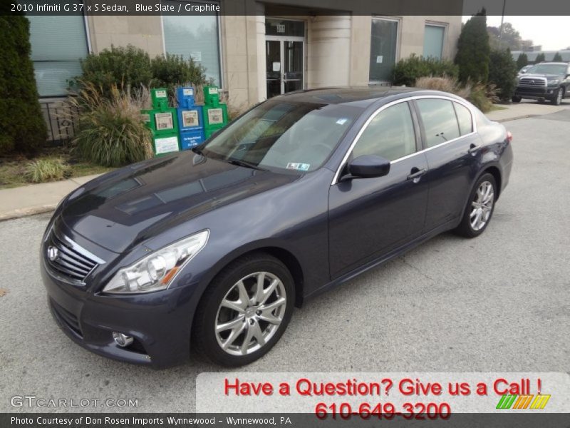Blue Slate / Graphite 2010 Infiniti G 37 x S Sedan