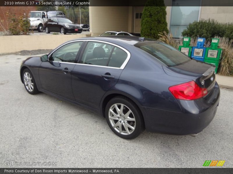 Blue Slate / Graphite 2010 Infiniti G 37 x S Sedan